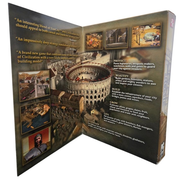 CIVCITY ROME PC Game Sid Meier Simulation Strategy Building Empire - Picture 6 of 8